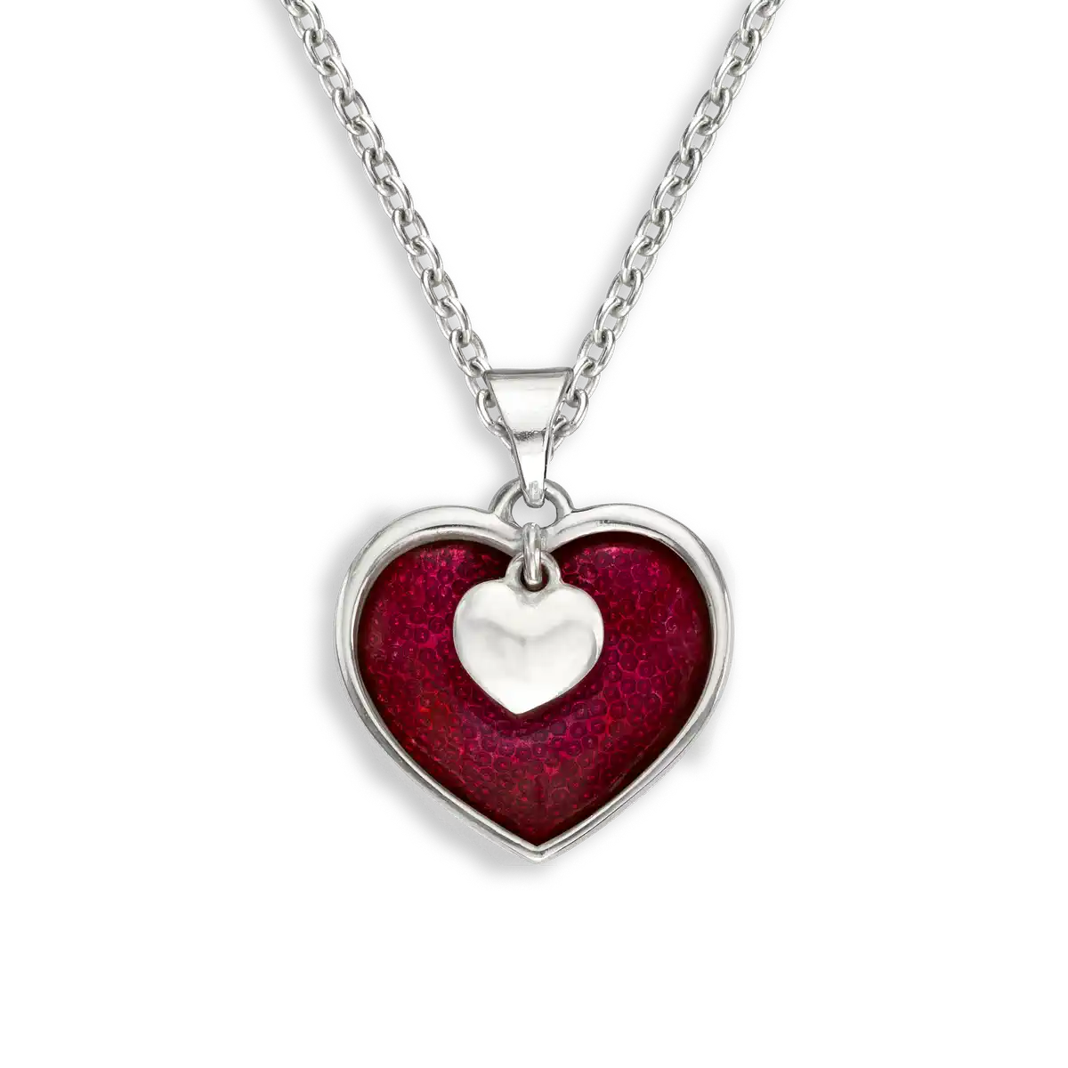 Dangle heart store necklace